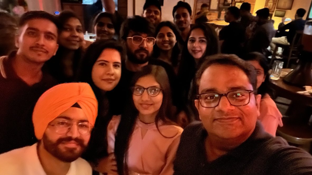 Team dinner night out